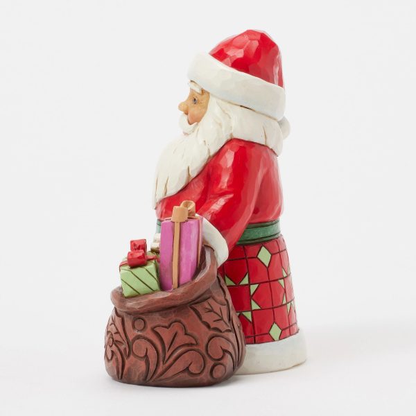 Santa with Toy Bag Pint Fig Discount