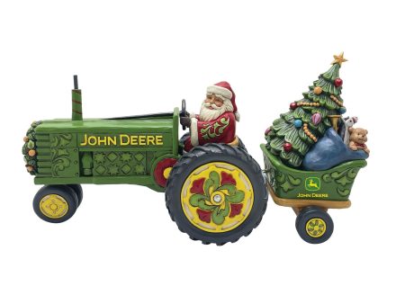 Santa on Tractor with Toys Hot on Sale