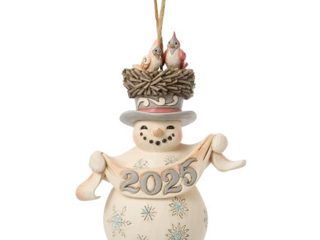 Wdlnd Dated 2025 Snowman Orn Discount