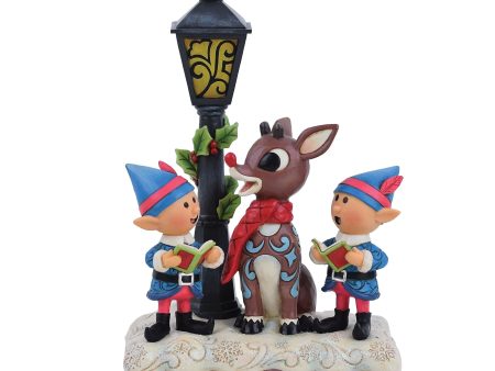 Rudolph and Elves Caroling For Cheap