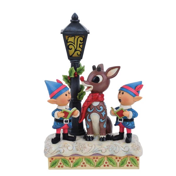 Rudolph and Elves Caroling For Cheap