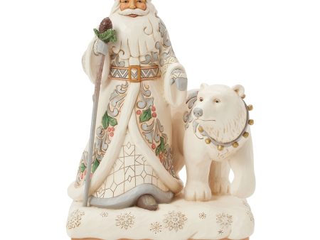 Wdlnd Santa with Bear Fig For Sale