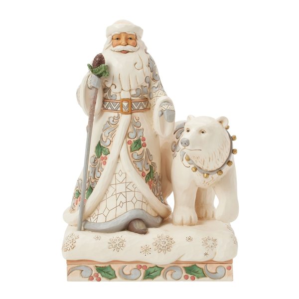 Wdlnd Santa with Bear Fig For Sale