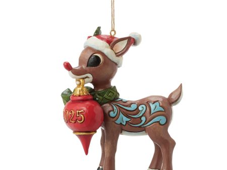 Rudolph Dated 2025 Ornament Online now