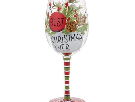 Best Christmas Ever Wine Glass Fashion