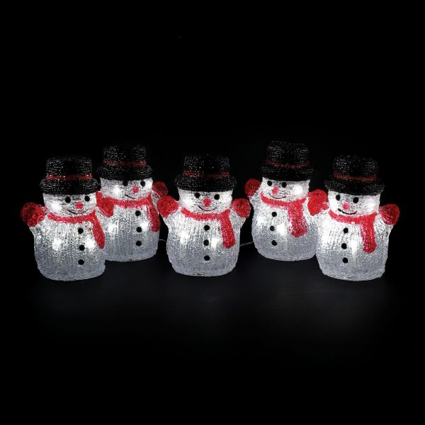 Snowmen LED Decor Discount