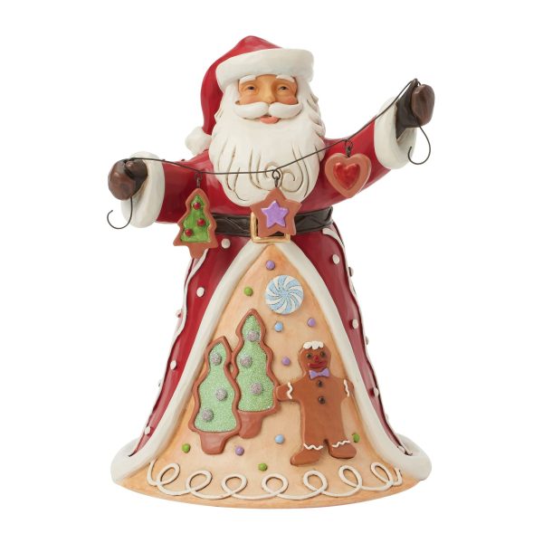 Gingerbread Santa Garland Fig Online