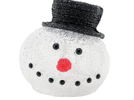 Snowman Head LED Decor on Sale