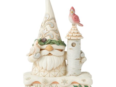 Wdlnd Gnome with Birdhouse Fig For Sale