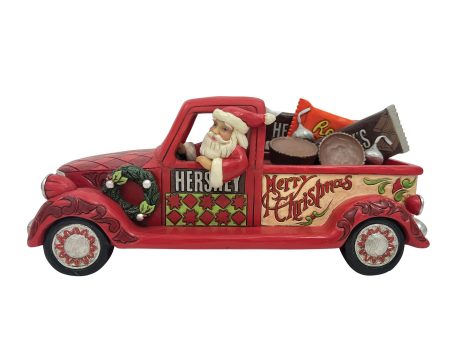 Santa in Truck with Candy Fashion