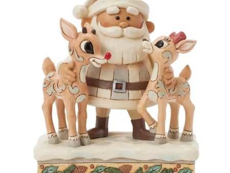 Woodland Santa with Reindeers Sale