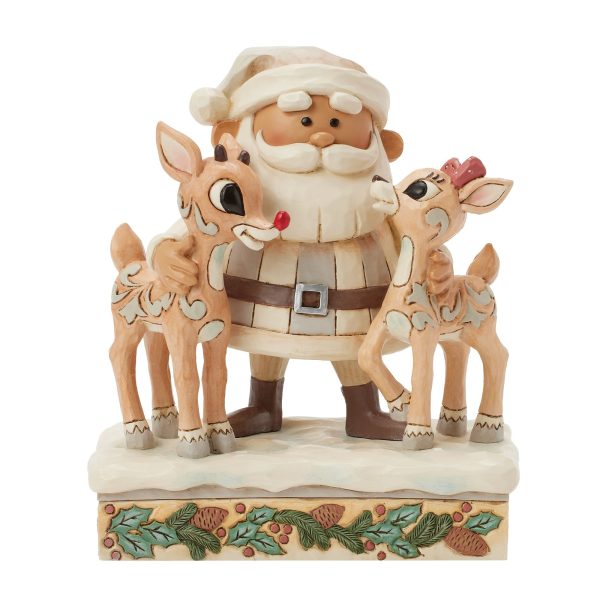 Woodland Santa with Reindeers Sale