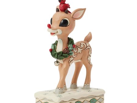 Woodland Rudolph with Red Bird Online now