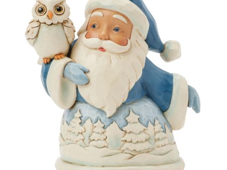 Blue Santa with Owl Mini For Cheap