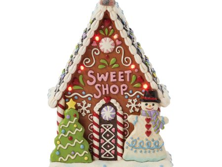 Gingerbread LED Sweet Shop Fig Sale