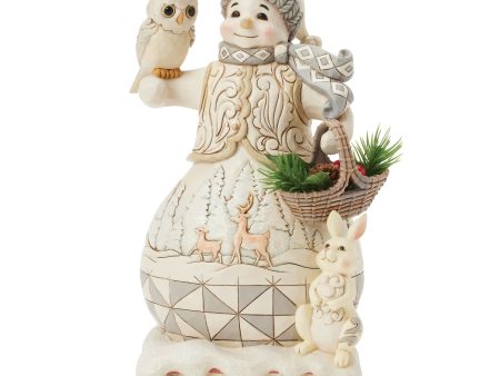 Wdlnd Snowman With Basket Fig Online