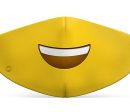 Mund-Nasen-Maske Smiley für Kinder Discount