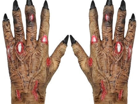 Zombie Handschuhe aus Latex Cheap