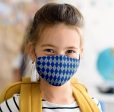 Mund-Nasen-Maske Zauberschule blau für Kinder Cheap