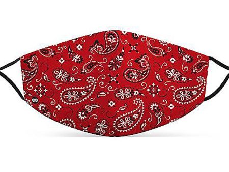 Mund-Nasen-Maske Bandana rot on Sale