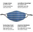 Mund-Nasen-Maske Zauberschule blau Hot on Sale