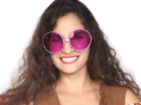 70er Jahre Neon Brille pink For Sale