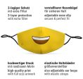 Mund-Nasen-Maske Smiley für Kinder Discount