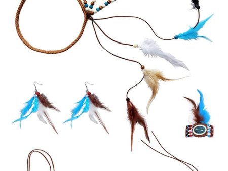 Schmuck Indianer Set 5-teilig For Discount