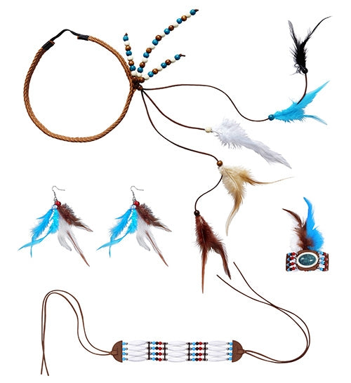 Schmuck Indianer Set 5-teilig For Discount