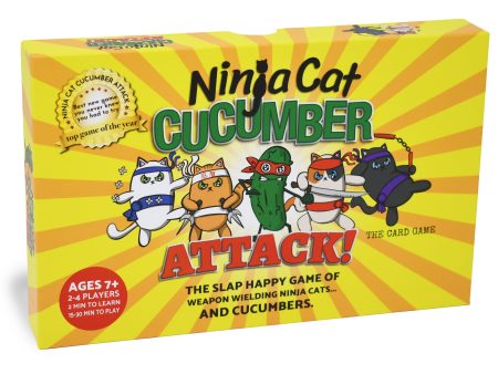 Ninja Cat Cucumber Attack! Hot on Sale