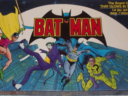 BATMAN (GLOW IN THE DARK) - BOARD GAME-PARKER BRO-1989 Supply