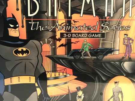 BATMAN: ANIMATED SERIES 3-D - BOARD GAME-PARKER BRO-1993 Supply