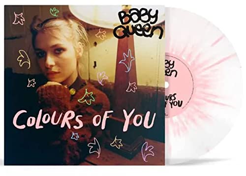 BABY QUEEN - COLOURS OF YOU - LIMITED CLEAR WITH PINK SPLATTER COLORED VINYL For Sale