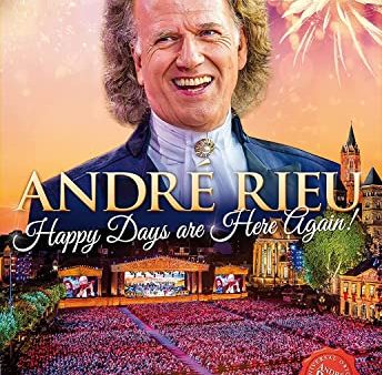 ANDR RIEU, JOHANN STRAUSS ORCHESTRA - HAPPY DAYS ARE HERE AGAIN (DVD) Hot on Sale