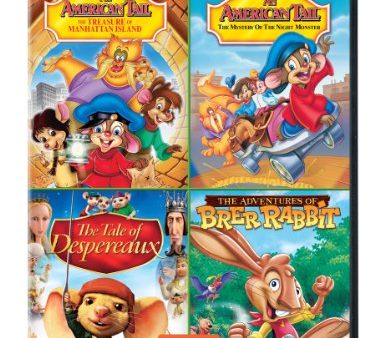 AN AMERICAN TAIL 3 & 4 TALE OF DESPEREAU - DVD-4 FEATURE FILMS Discount