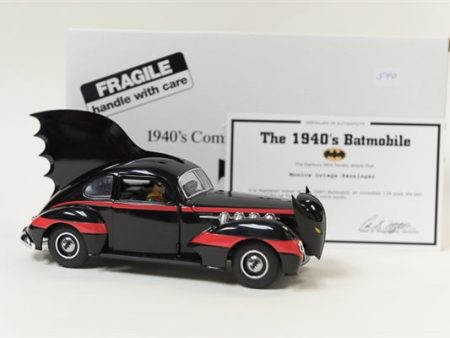 BATMAN: BATMOBILE (1940 S COMIC BOOK) - DANBURY MINT-DIE-CAST 1:24 SCALE Sale