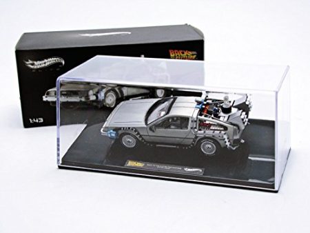 BACK TO THE FUTURE: TIME MACHINE #X5493 - HOT WHEELS-1:43 SCALE-2012 (OPEN BOX) For Discount