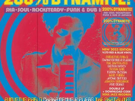 200% DYNAMITE! SKA, SOUL, ROCKSTEADY, FUNK & DUB IN JAMAICA [2LP RED & BLUE VINYL] RSD 2023 Fashion